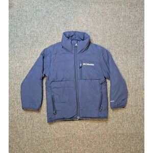 Columbia Omni Heat‎ Interchange Boy's Jacket Blue Outdoor Winter Ski Coat XXS